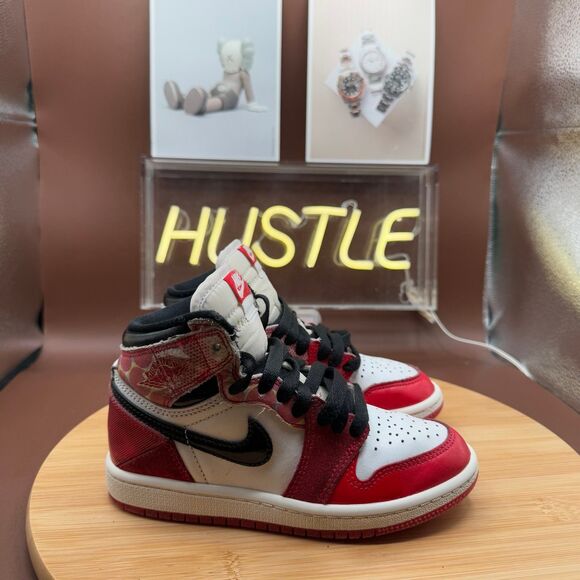 Jordan 1 Retro High OG Spider-Man Across the Spider-Verse (PS) Sz 12C - Picture 1 of 12